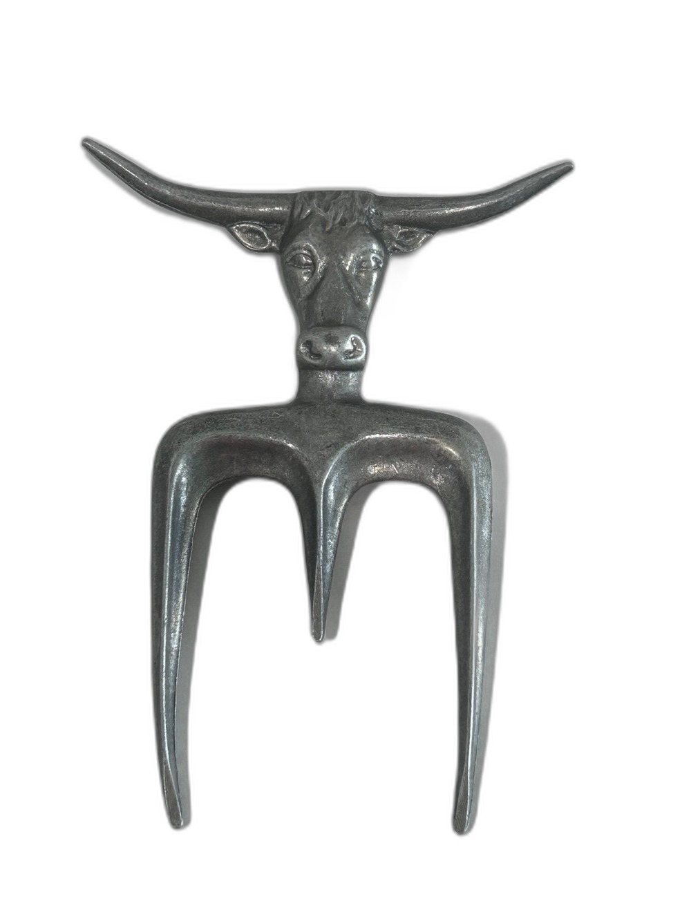 Arthur Court Designs Aluminum “Steer” (Western Frontier) Carving/Meat Fork.